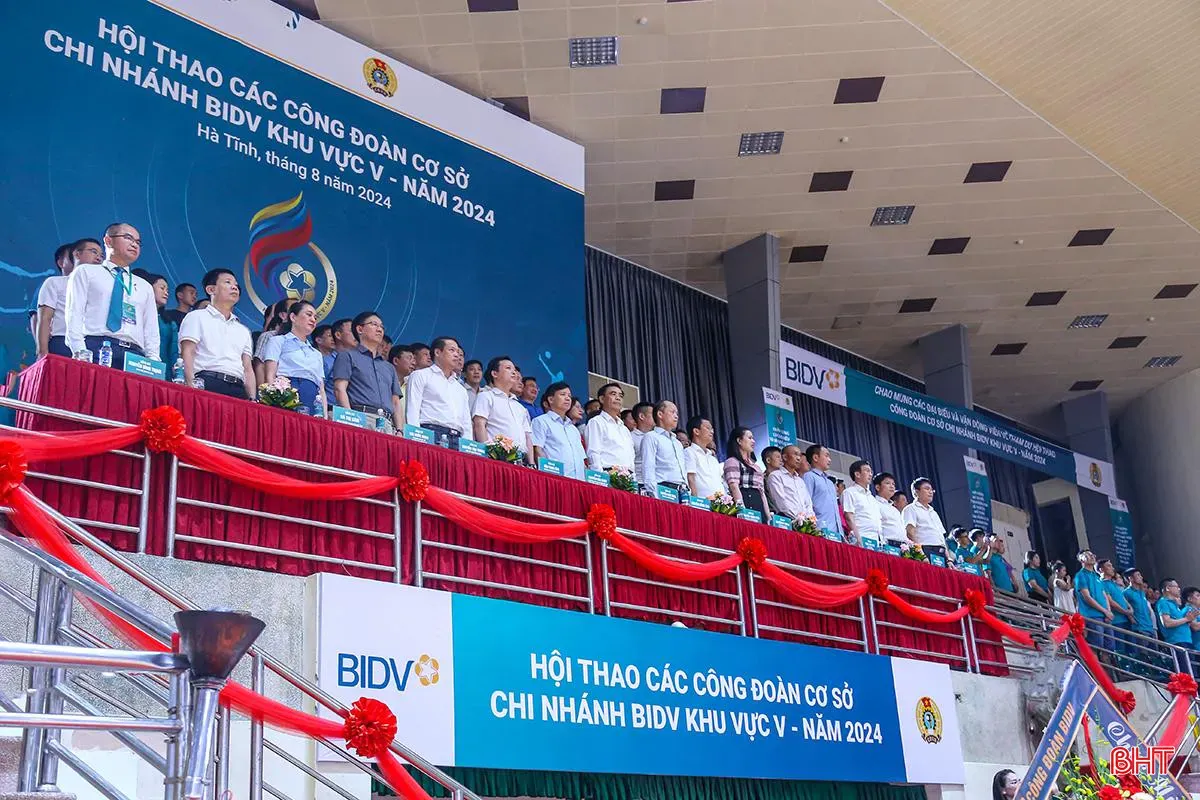 Khai mạc hội thao BIDV khu vực Bắc Trung Bộ năm 2024