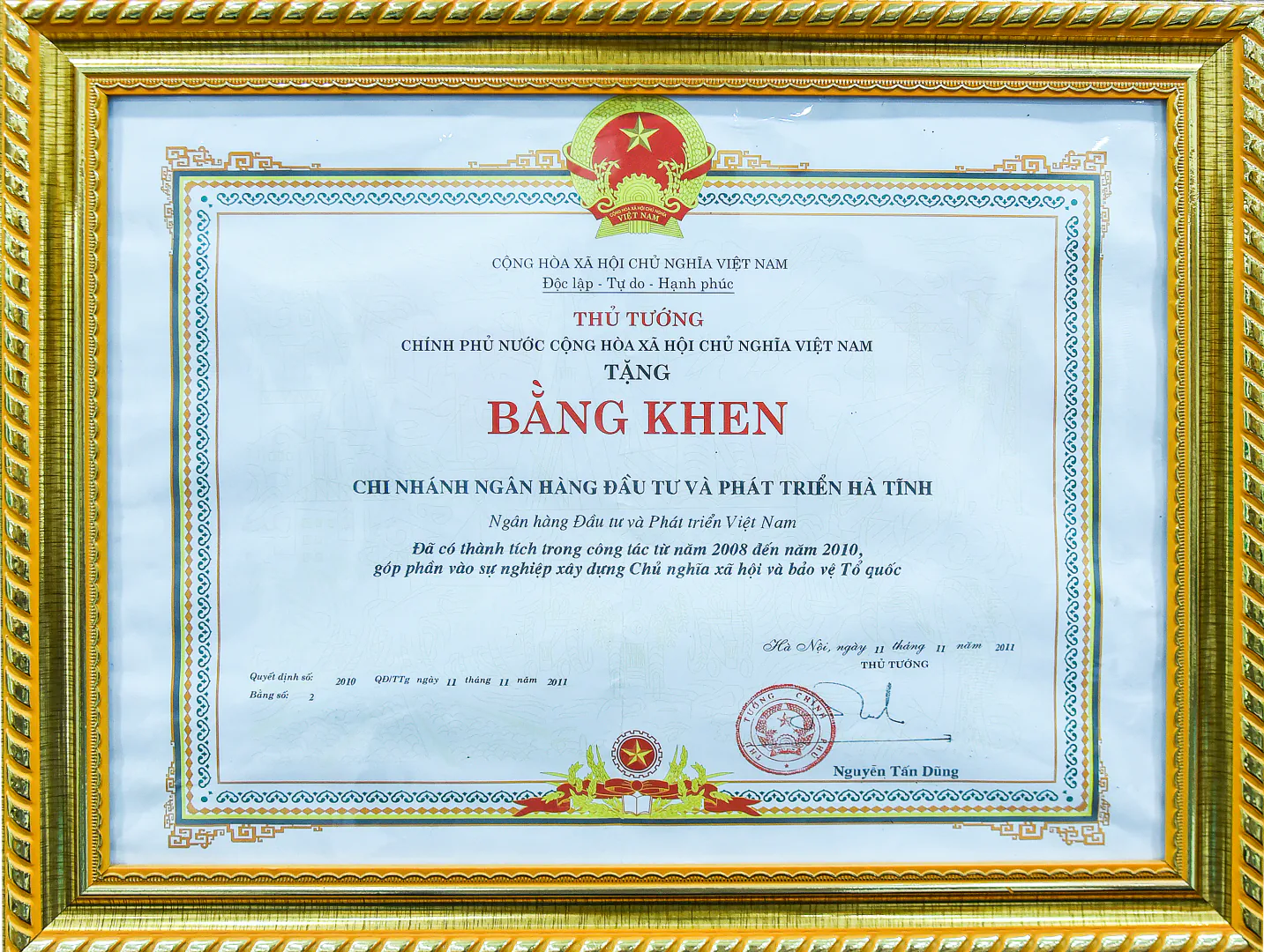 Bằng khen 4